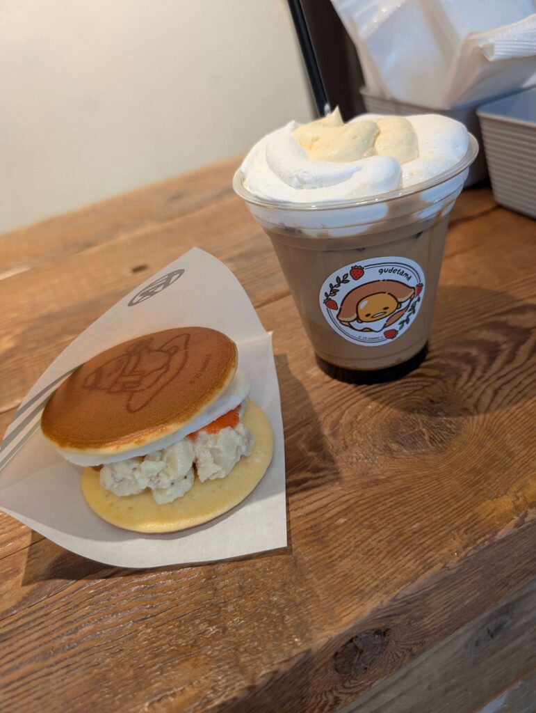 明太ポテサラさんど＆クリーミーブリュレオレ